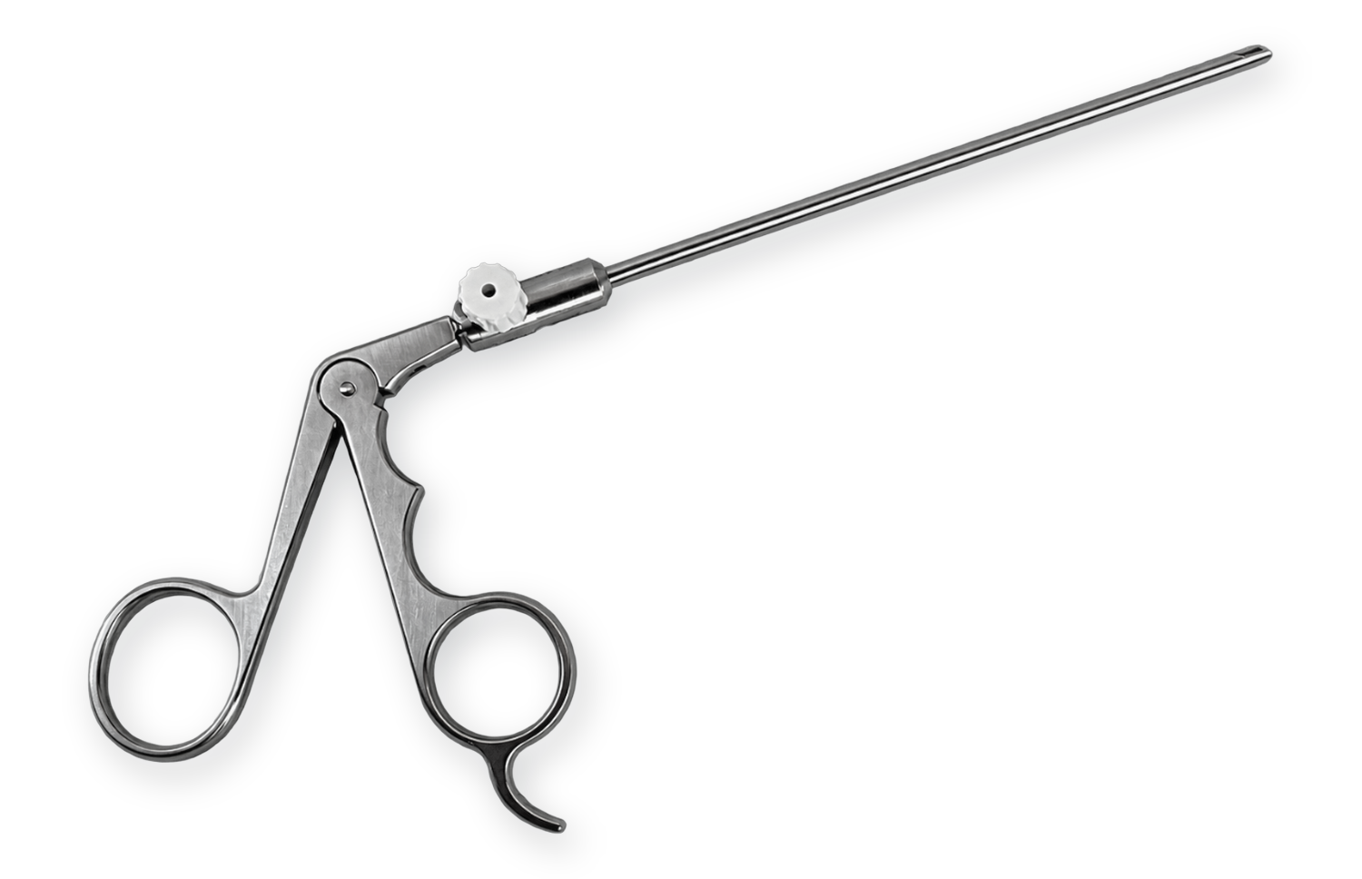 Laryngoskopie-Instrument in voller Länge